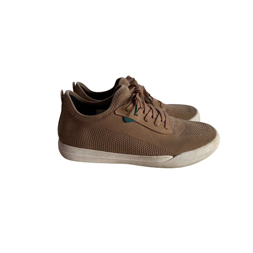 Vessi Weekend Waterproof Knit Sneakers Tan M10 Mens Slip On Water Resistant